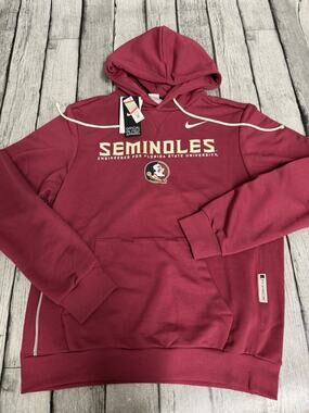 NWT Men’s Nike Florida State Seminoles Sideline Dri-FIT Pullover Hoodie Medium